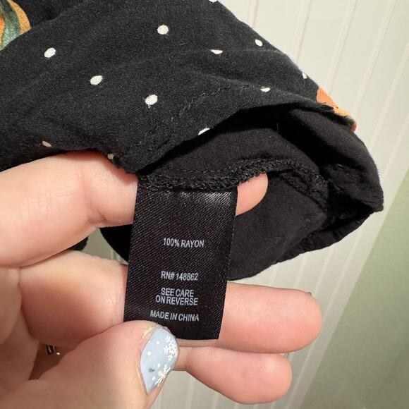 Torrid Polka Dot Orange Print Swing Tank Plus Size 2X - Picture 5 of 6